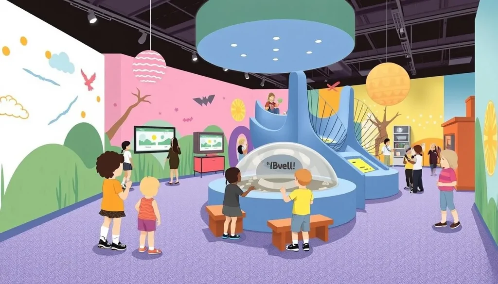 Image of the Buell Children's Museum's interactive exhibit