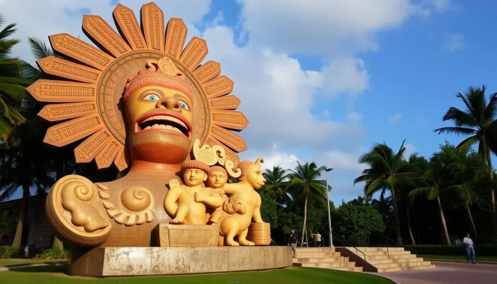 Image of the Cara del Indio sculpture in Isabela, Puerto Rico.