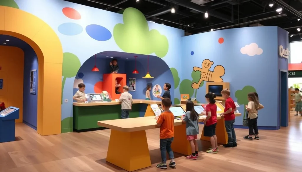 Image of the Children's Museum's interactive exhibit