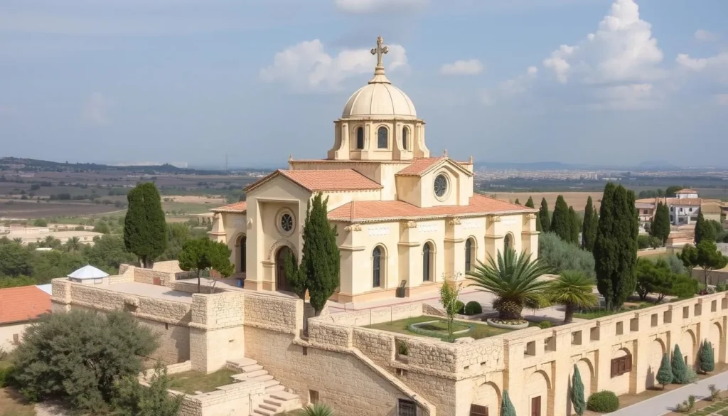 Image of the Church of the Annunciation in Nazareth, Israel