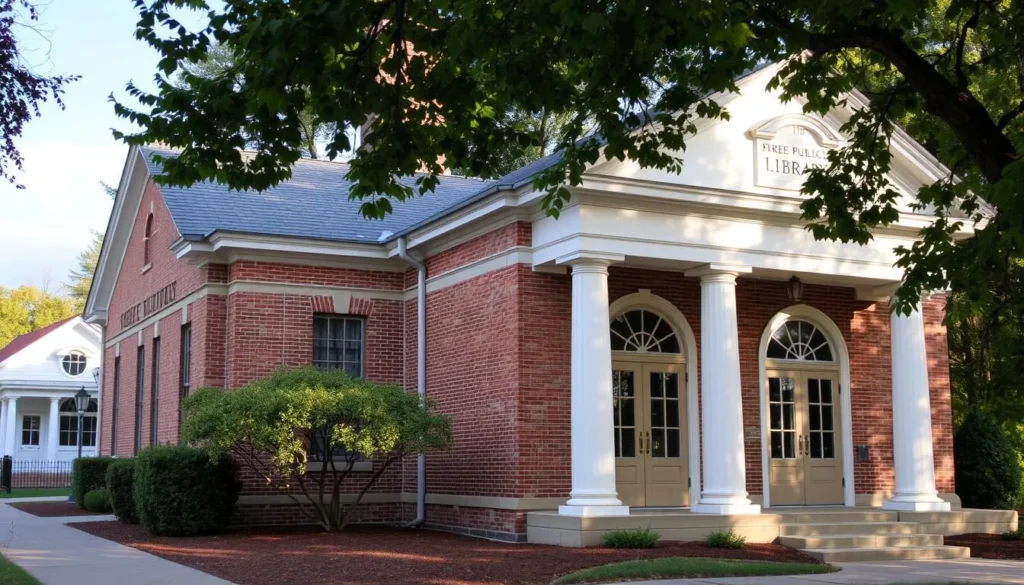 Image of the Concord Free Public Library's historic building
