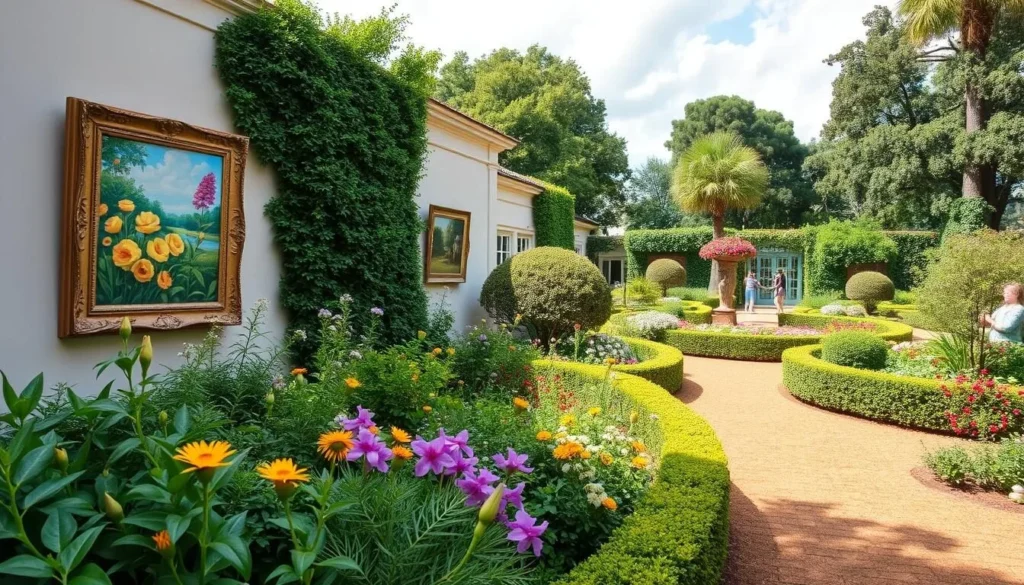 Image of the Dixon Gallery and Gardens' Impressionist art collection and gardens