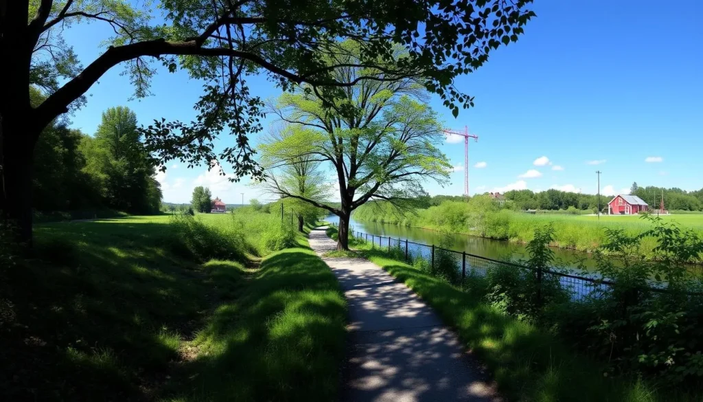 Image of the Erie Lackawanna Trail in Hammond