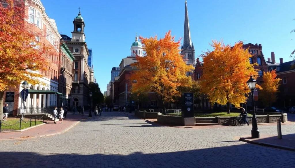 Image of the Freedom Trail in Boston