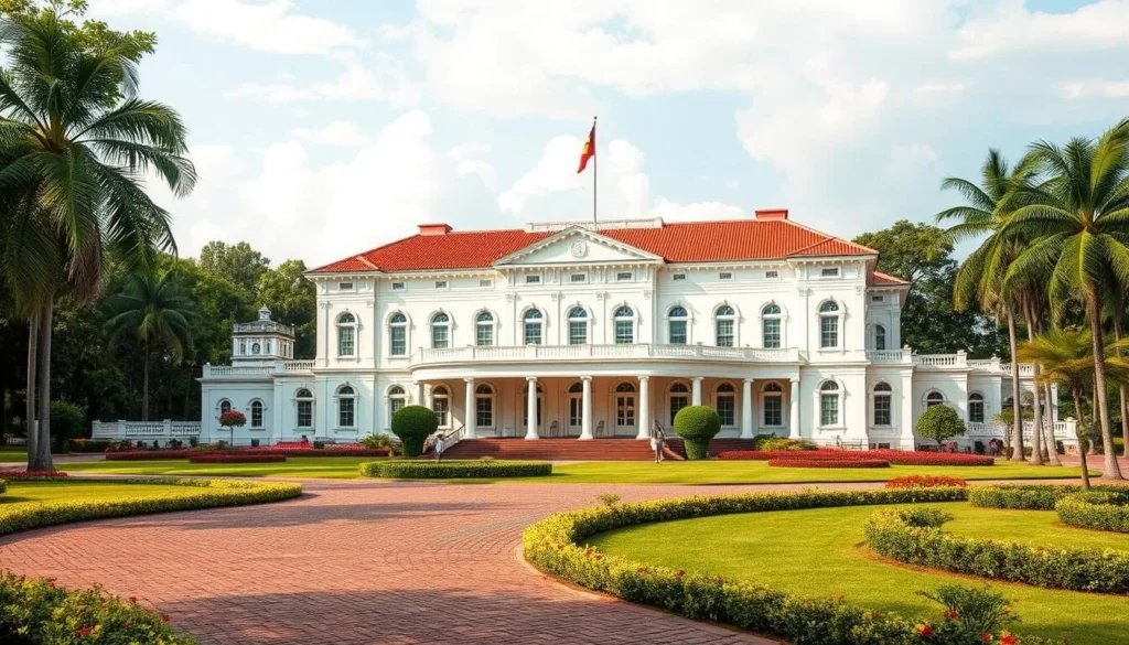 Image of the Gabon Presidential Palace in Libreville