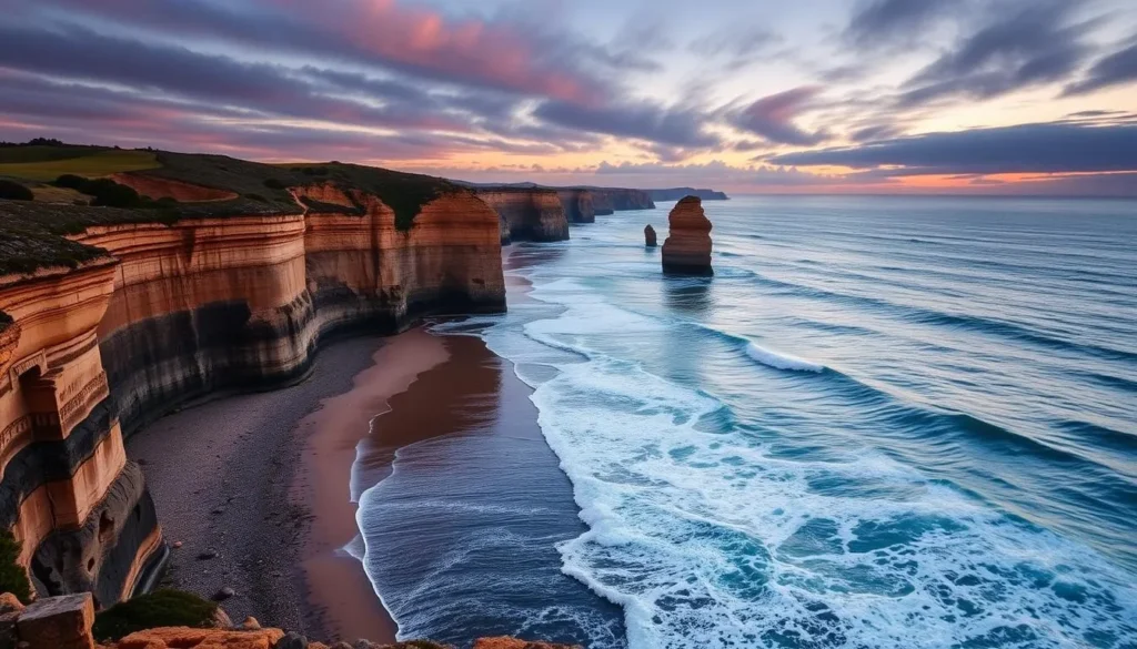 Image of the Great Ocean Road with the Twelve Apostles