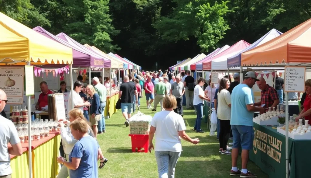 Image of the Hudson Valley Garlic Festival at Cantine Memorial Field Park