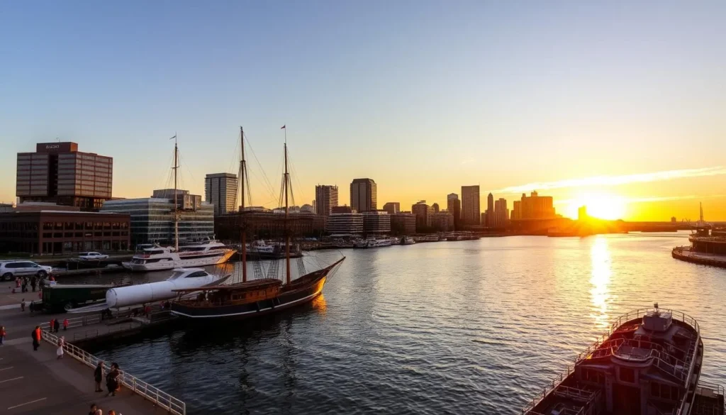 Image of the Inner Harbor in Baltimore