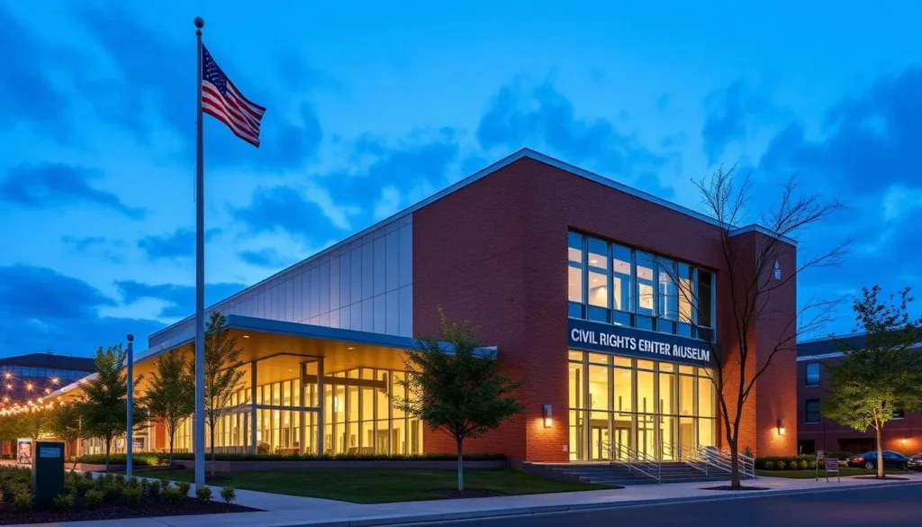 Image of the International Civil Rights Center & Museum exterior