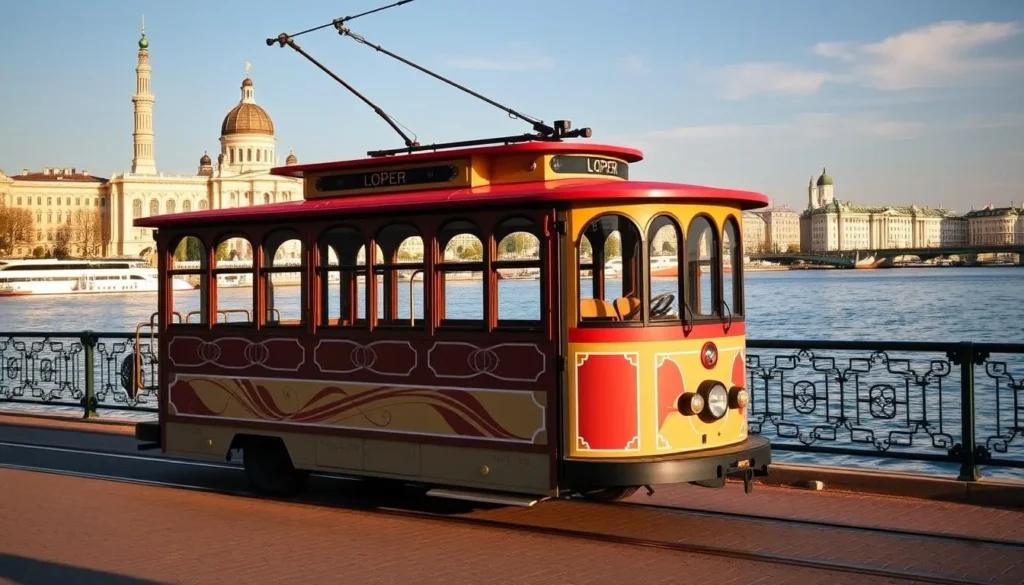 Image of the Looper Trolley in St. Petersburg