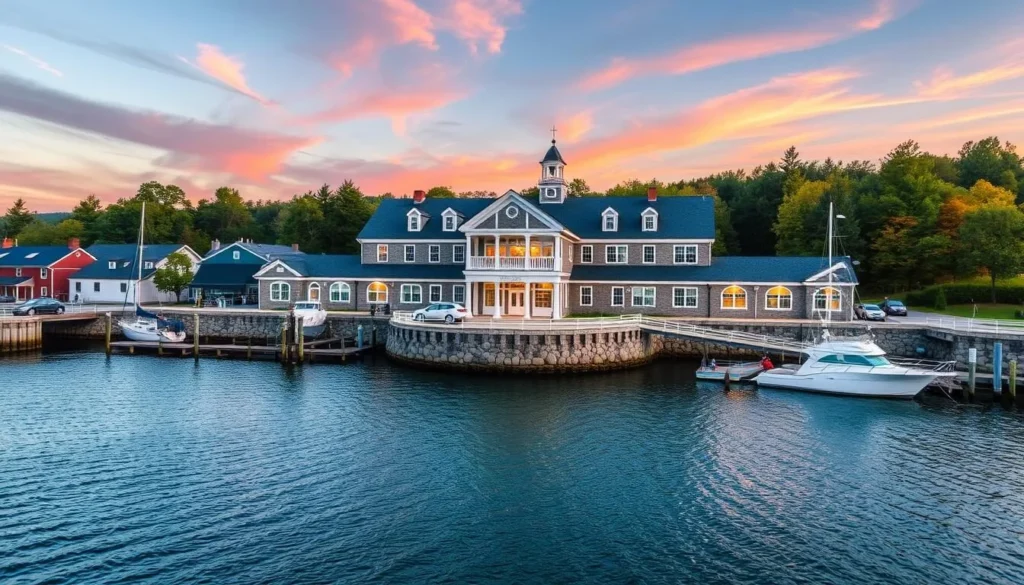 Image of the Maine Maritime Museum in Bath Image of the Maine Maritime Museum in Bath