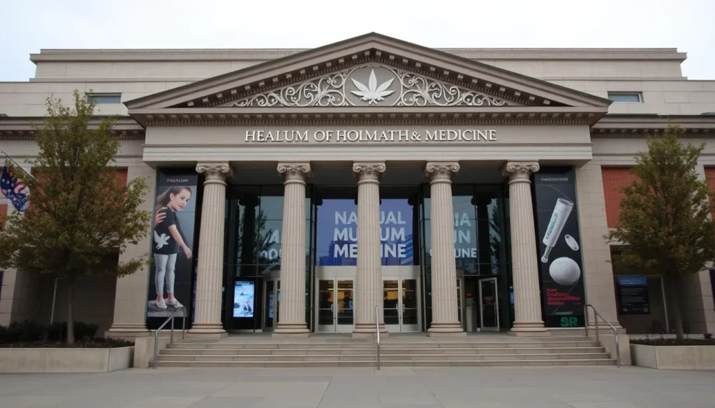 Image of the National Museum of Health and Medicine's exterior or a notable exhibit