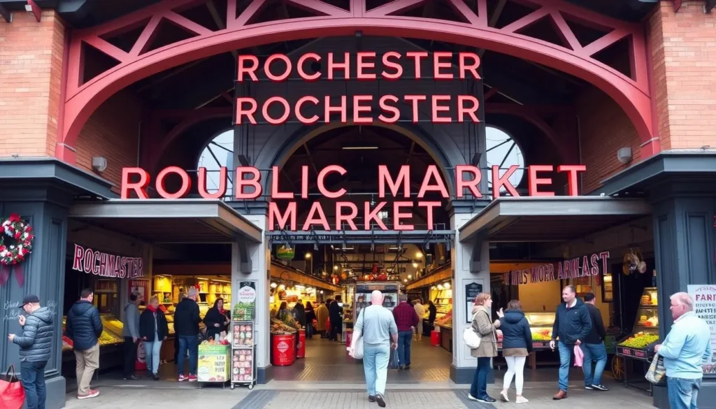 Image of the Rochester Public Market entrance