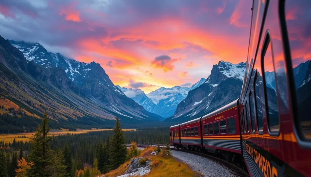 Image of the Rocky Mountaineer train