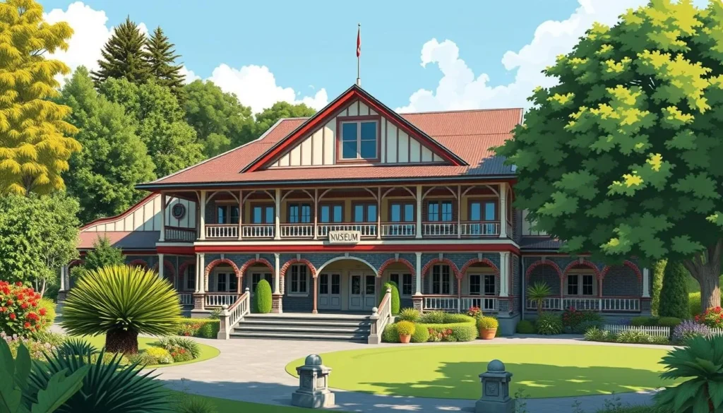 Image of the Rotorua Museum within the Government Gardens
