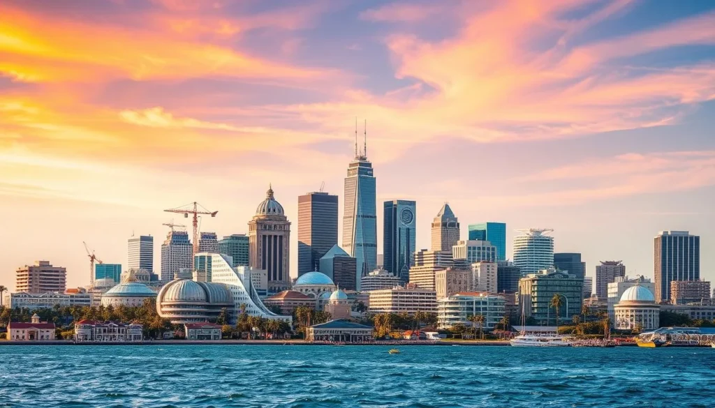 Image of the San Diego skyline or a famous landmark like the San Diego Zoo
