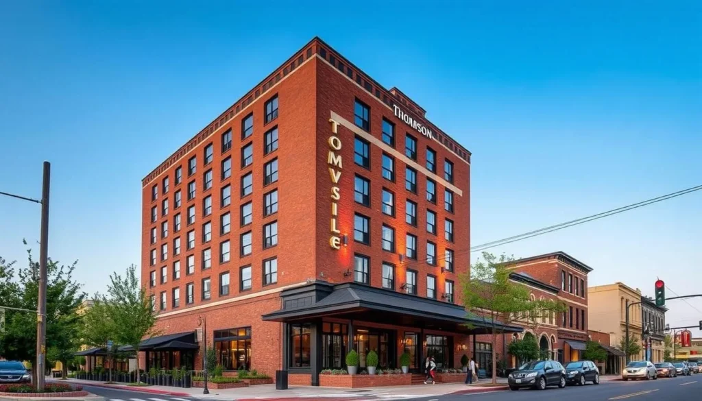 Image of the Thompson Nashville hotel exterior Image of the Thompson Nashville hotel exterior