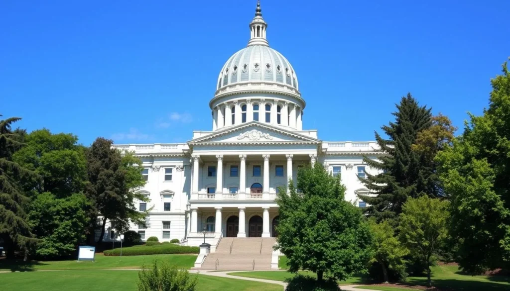 Image of the Washington State Capitol building with its distinctive dome