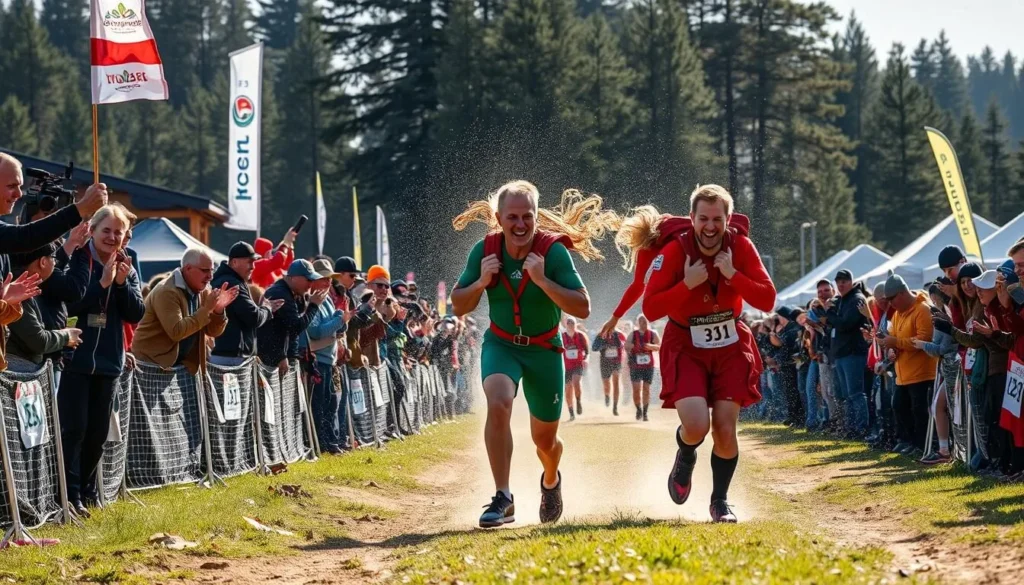 Image of the Wife Carrying World Championships in Sonkajärvi