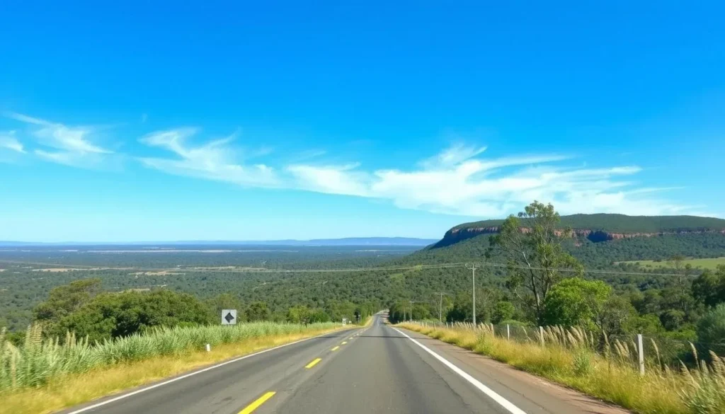 Image of the road to Litchfield National Park