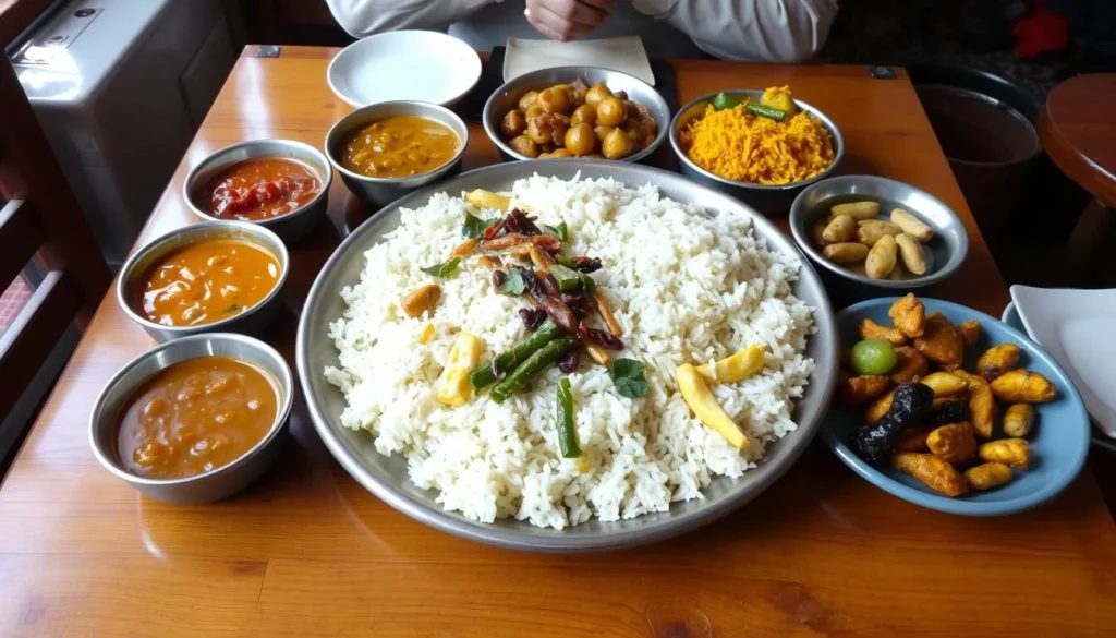 Image of traditional Thakali meal