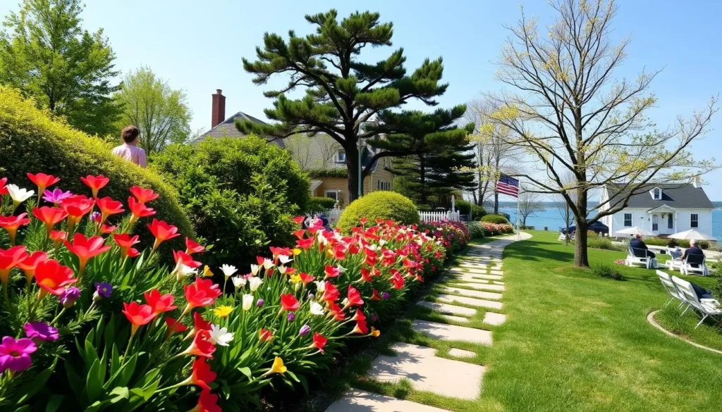 Imagine experiencing the serene beauty of Mackinac Island during spring.