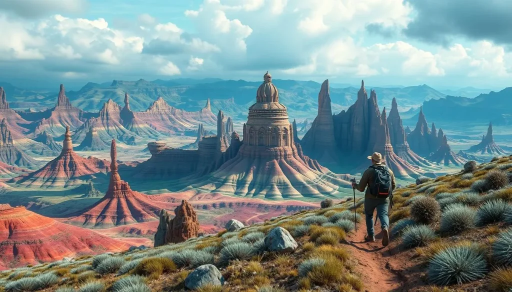 Imagine hiking through a landscape that feels like another planet.