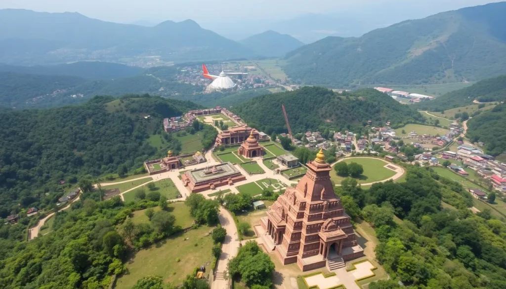 Imagine soaring above Gorkha's lush landscapes and historical landmarks.