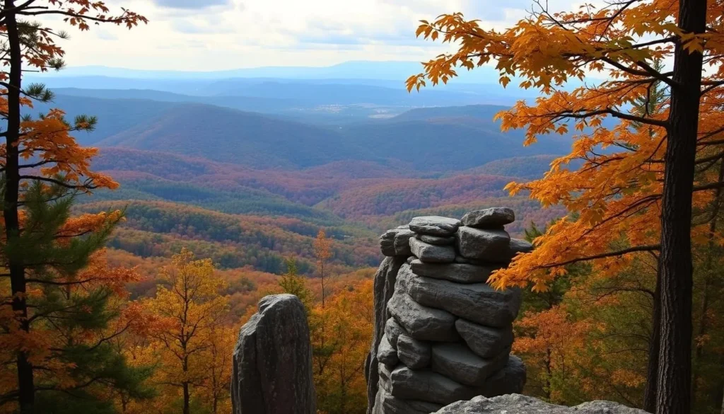 Imagine standing atop the Pinnacles in Berea College Forest, surrounded by the vibrant colors of fall or the serene greenery of spring.