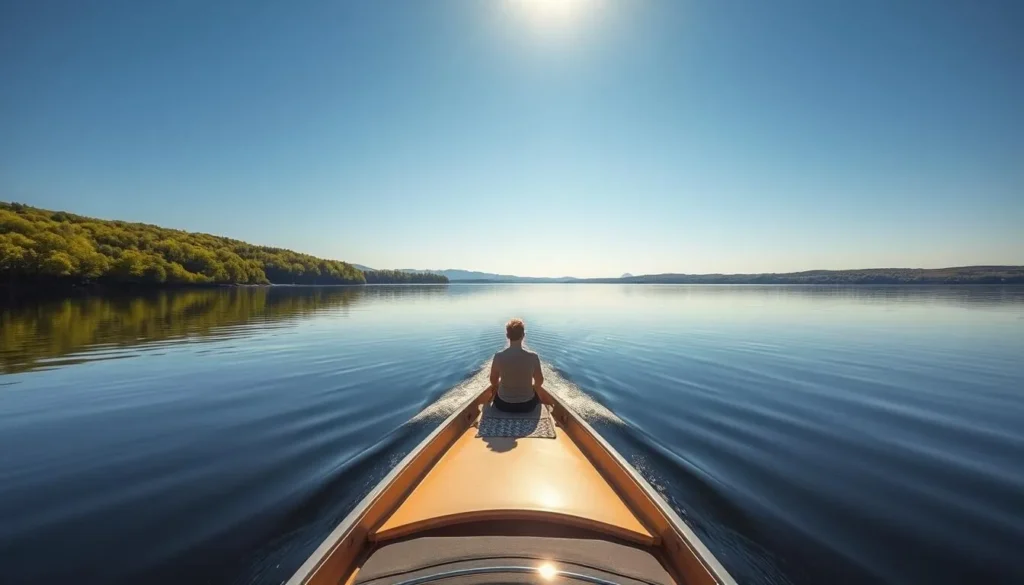 Imagine yourself gliding across the serene waters of Lake Winnebago.