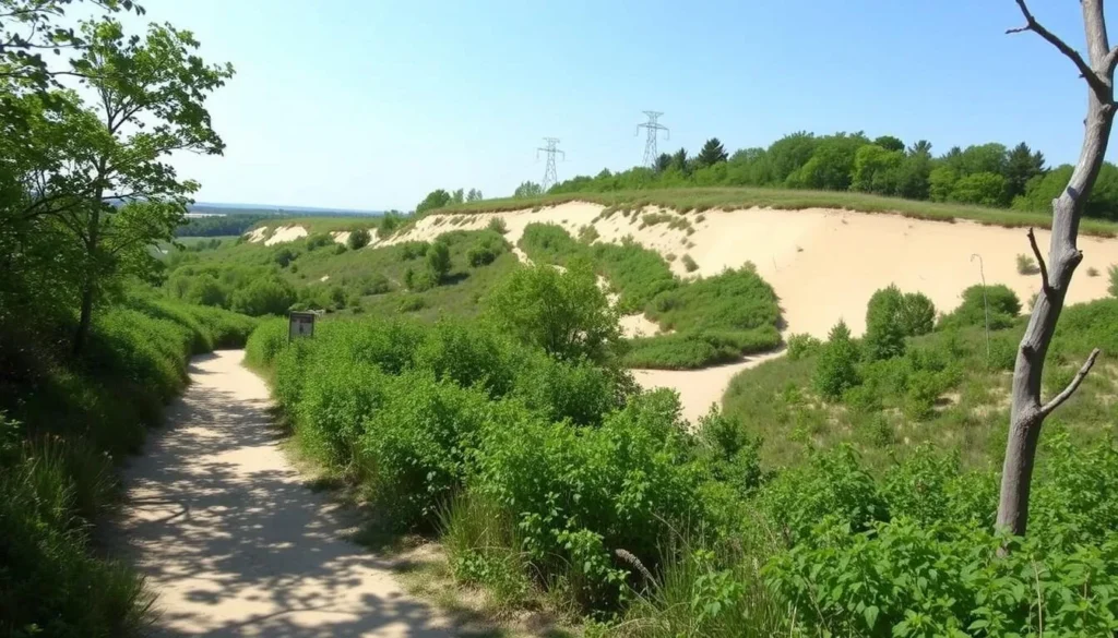 Indiana Dunes State Park 3 Dune Challenge hiking trail