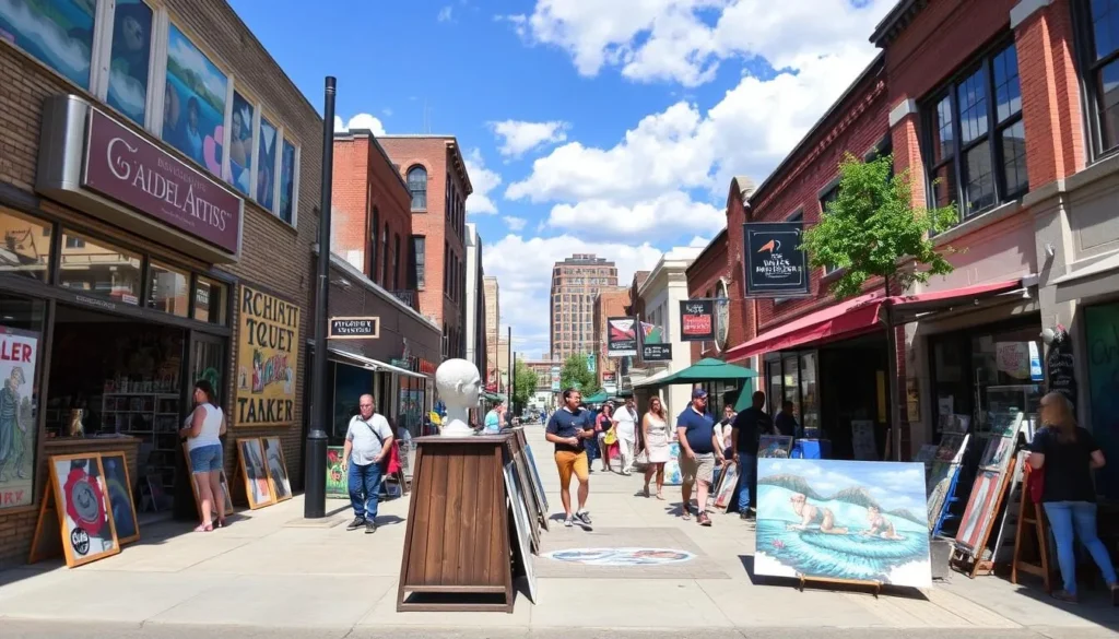 Indianapolis Massachusetts Avenue art district image