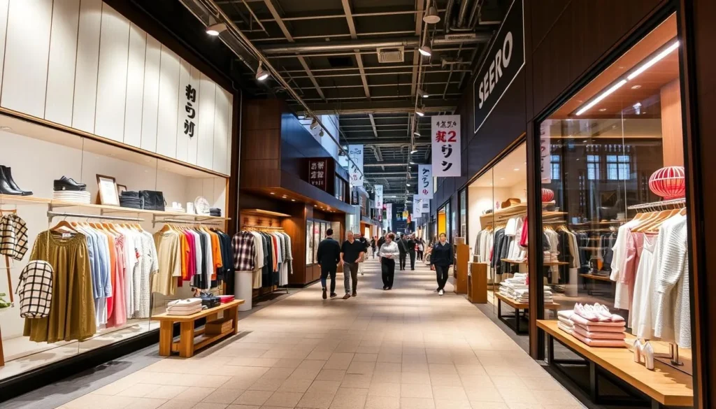 Japanese designer shopping districts with contemporary fashion and minimalist homewares