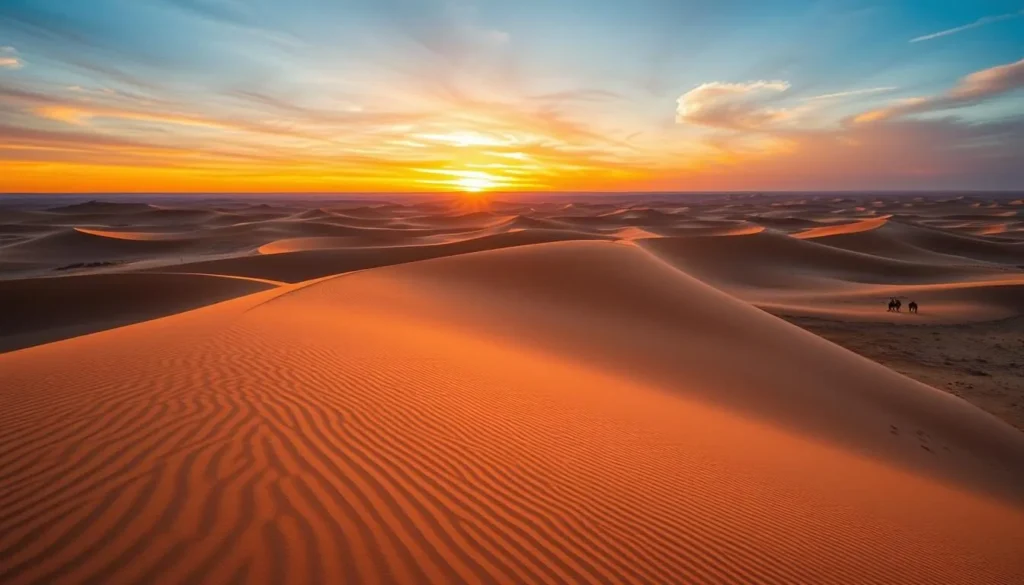 Khongoryn Els sand dunes in the Gobi Desert, one of the top Mongolia Best Things to Do