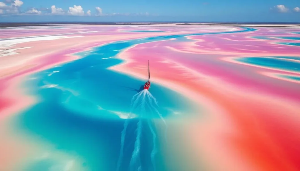 Land sailing on Bonaire's southern salt flats near Kralendijk