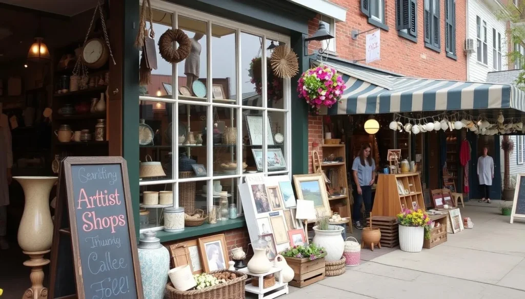 Local artisan shops in Ithaca featuring handcrafted goods