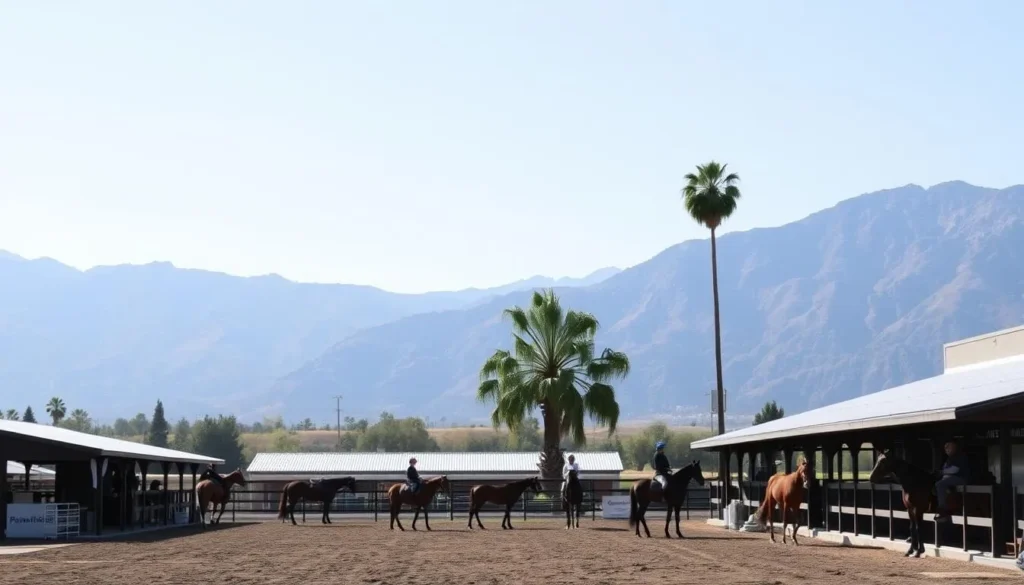 Los Angeles Equestrian Center in Burbank with horses and riders, highlighting outdoor Burbank, California things to do Los Angeles Equestrian Center in Burbank with horses and riders, highlighting outdoor Burbank, California things to do