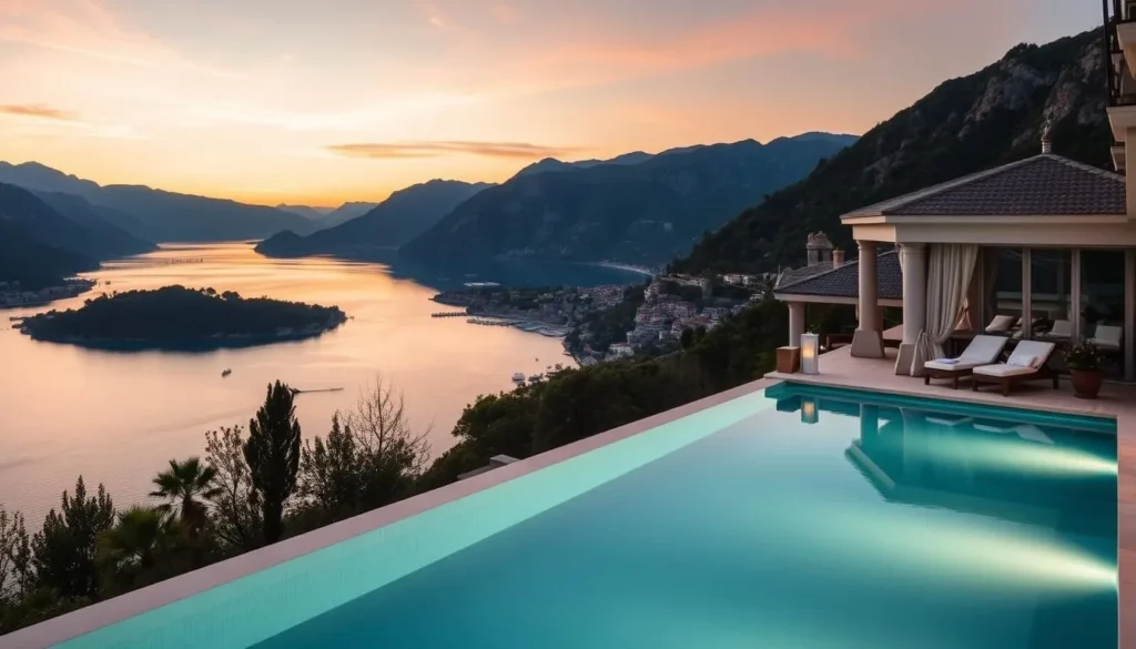Luxury hotel overlooking the Bay of Kotor Luxury hotel overlooking the Bay of Kotor