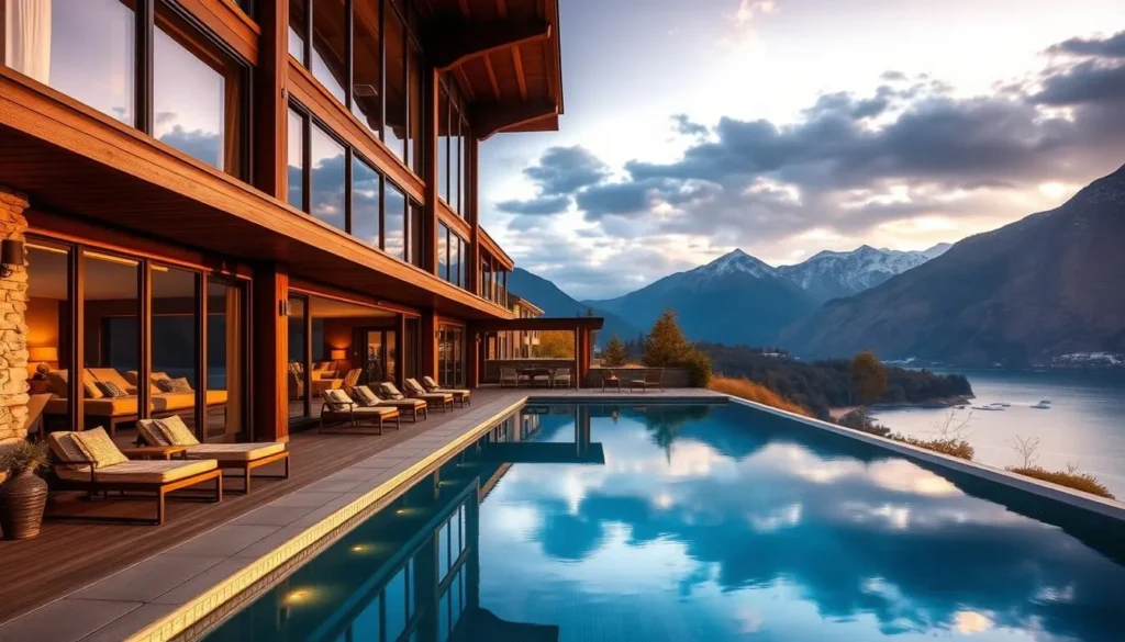 Luxury lodge with mountain views in Queenstown, premium New Zealand accommodation Luxury lodge with mountain views in Queenstown, premium New Zealand accommodation