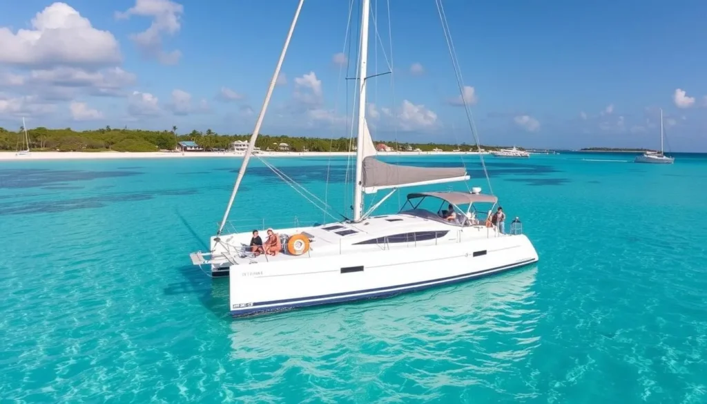 Luxury sailing trip in Grand Bahama with a 50-foot sailboat