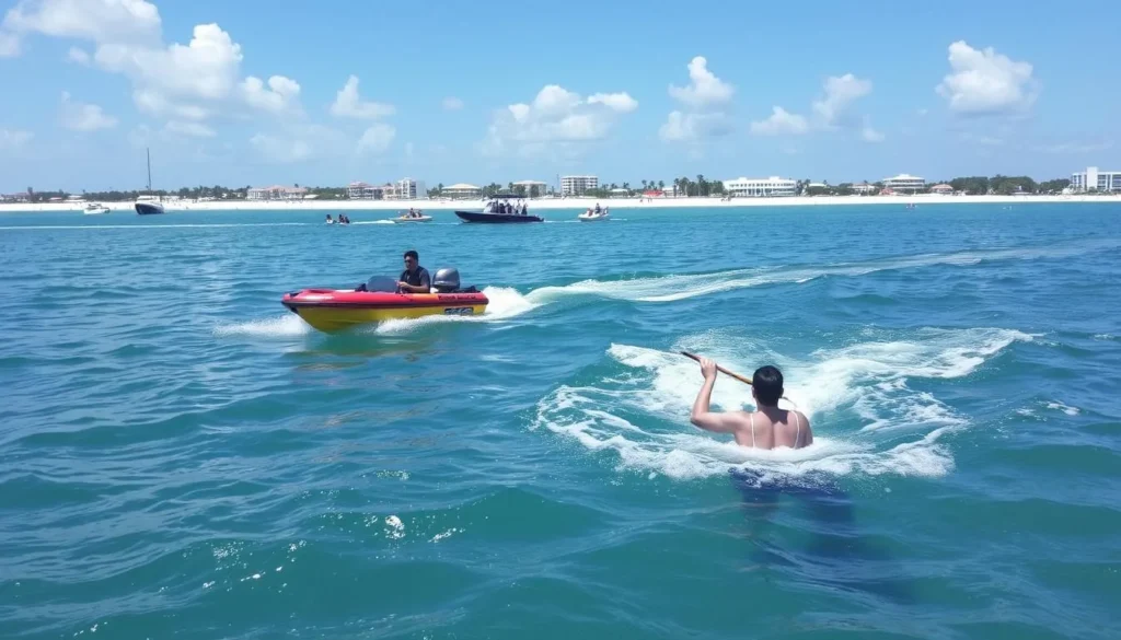 Marco Island day trip with beach activities and water sports