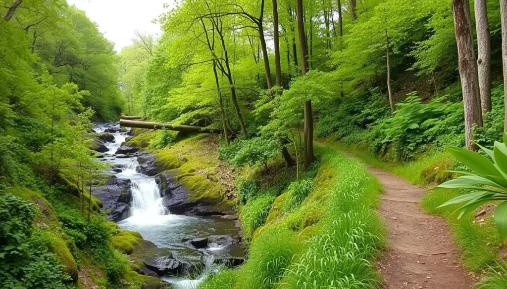 Middleham Falls hiking trail image
