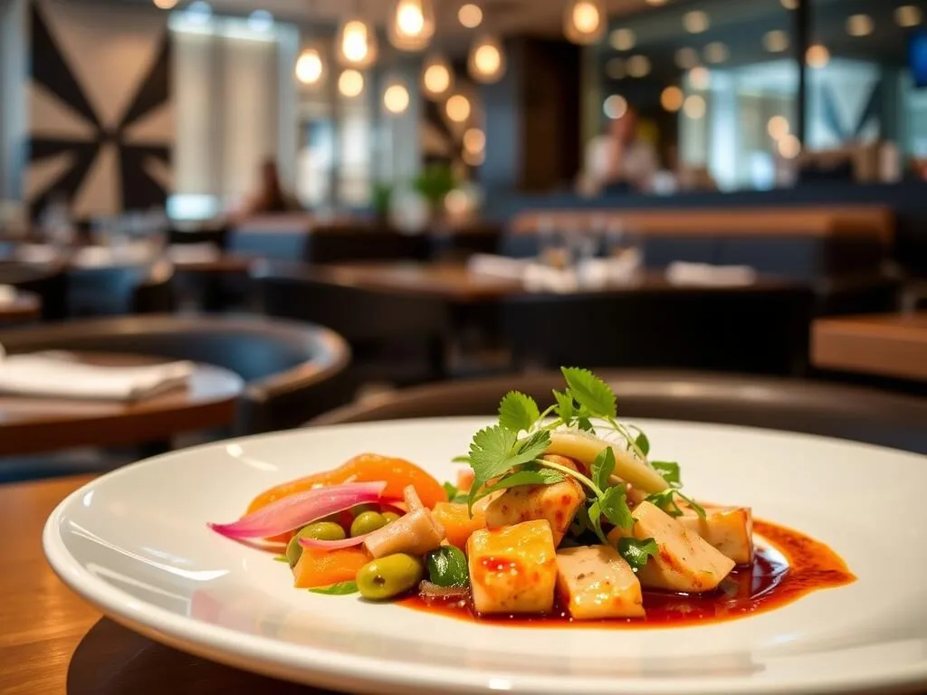 Modern Southeast Asian cuisine at Doi Moi restaurant on 14th Street in Washington DC
