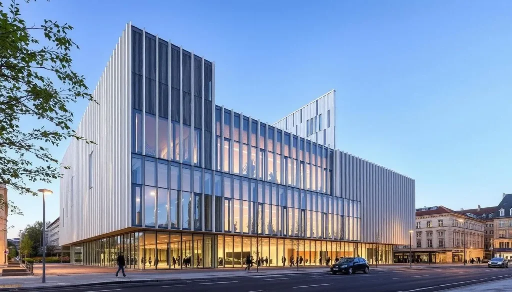 Modern architecture of the Centre de Création Contemporaine Olivier Debré in Tours, France