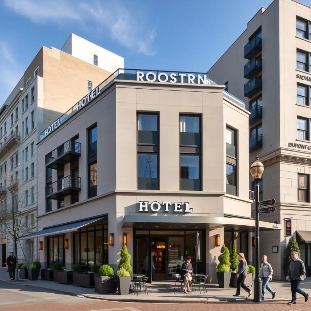 Modern hotel in Dupont Circle, Washington DC