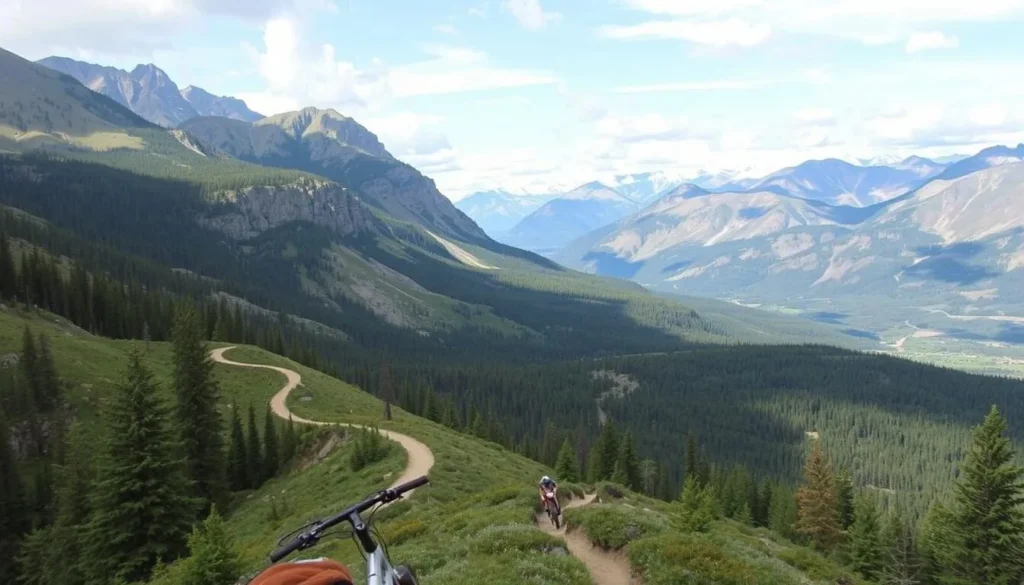 Mountain biking trails in Idaho