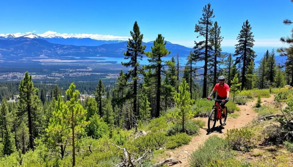 Mountain biking trails in South Lake Tahoe Mountain biking trails in South Lake Tahoe