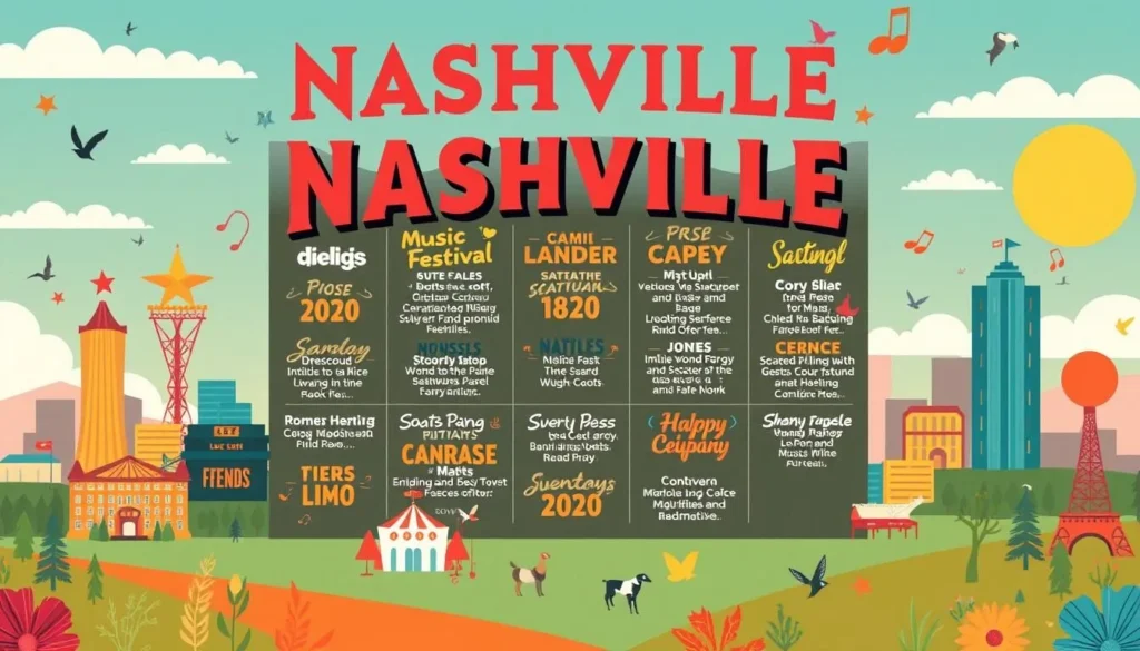 Nashville music festivals calendar image Nashville music festivals calendar image