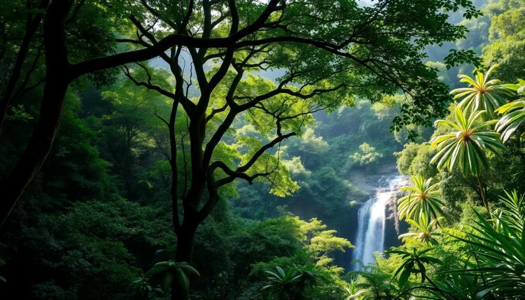 Obo National Park in Sao Tome, showcasing lush rainforest and waterfalls - one of the best things to do in Sao Tome and Principe