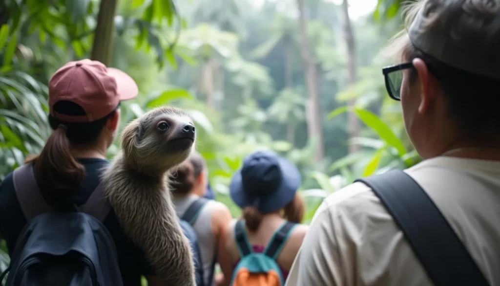 Panama City sloth watching tours image